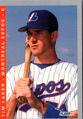 1993 Fleer Tim Laker #77 Rookie