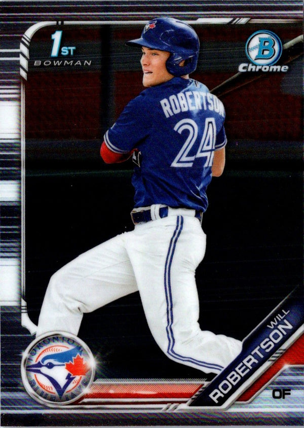 2019 Bowman Draft Chrome Will Robertson #BDC-133