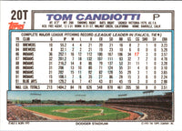 1992 Topps Traded Tom Candiotti #20T
