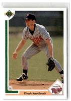 1991 Upper Deck Chuck Knoblauch #40