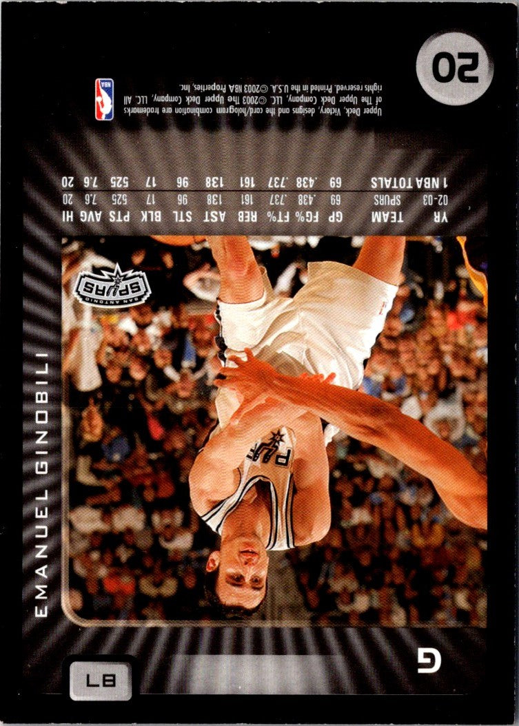 2003 E-X Manu Ginobili