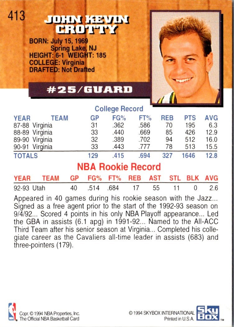 1993 Hoops John Crotty