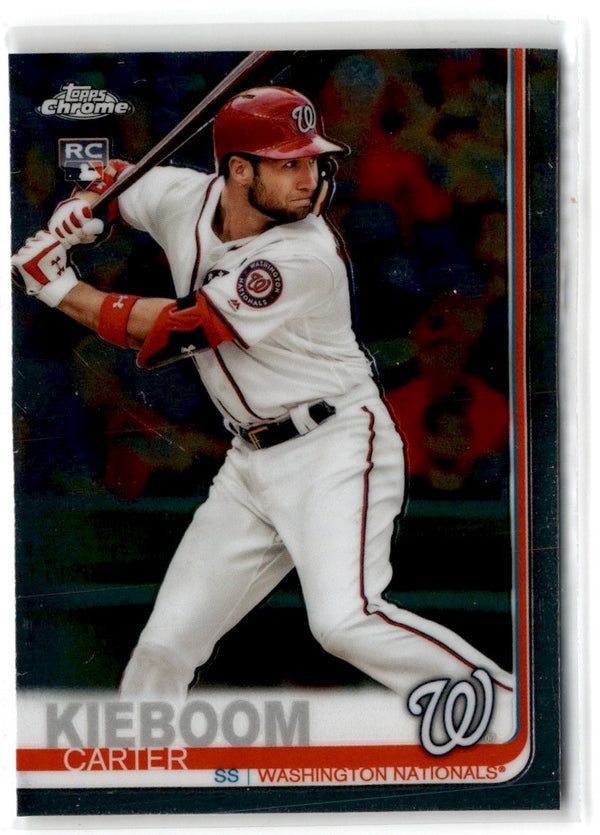 2019 Topps Chrome Update Edition Carter Kieboom #22 Rookie