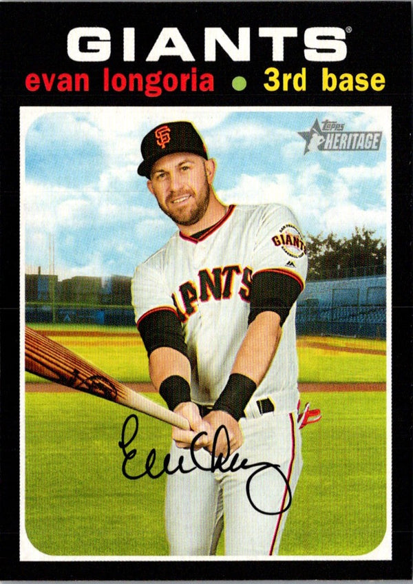 2020 Topps Heritage Evan Longoria #32