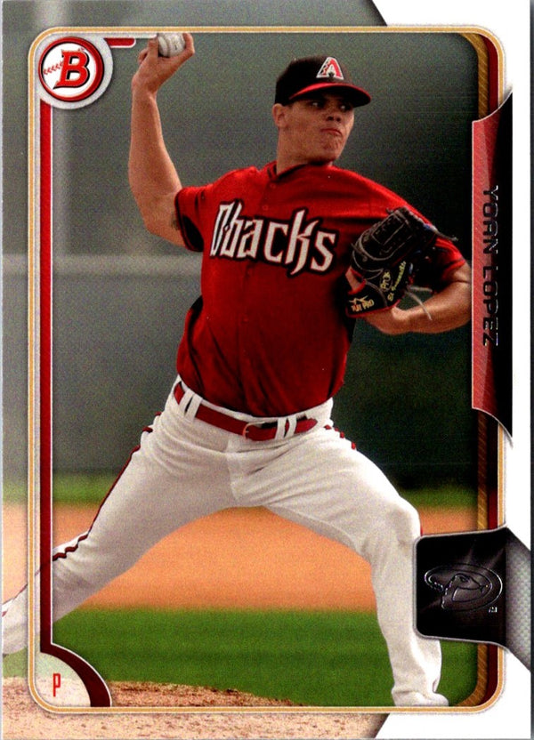 2015 Bowman Draft Picks & Prospects Yoan Lopez #2