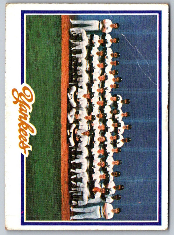 1978 Topps New York Yankees #282