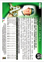 2010 Topps Trevor Cahill #579