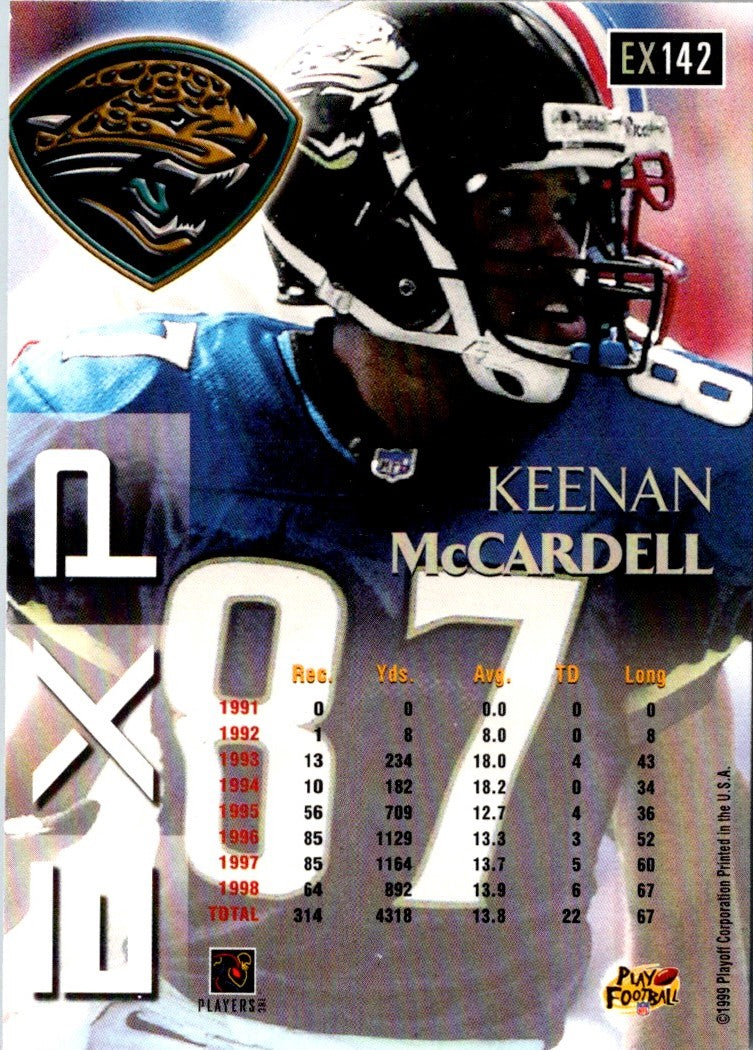 1999 Playoff Prestige EXP Keenan McCardell