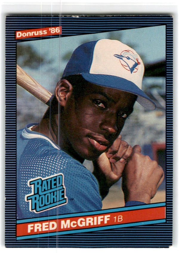 1986 Donruss Fred McGriff #28 Rookie