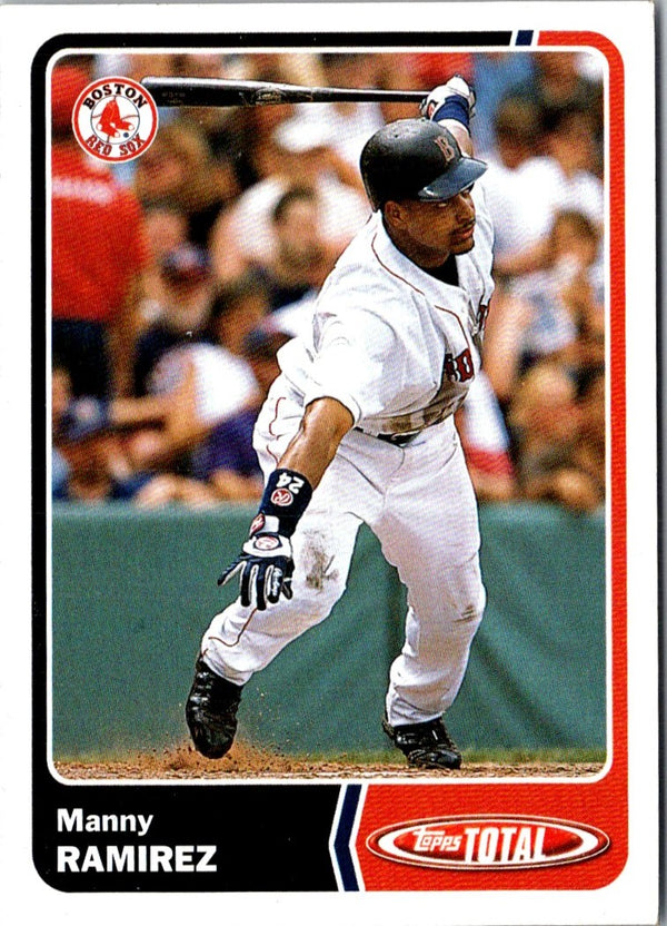 2003 Topps Total Silver Manny Ramirez #120