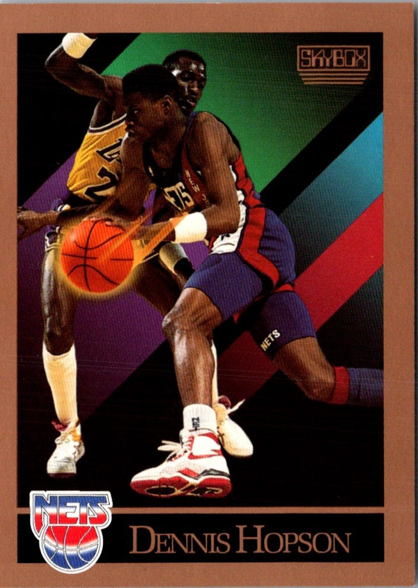 1990 SkyBox Dennis Hopson #182