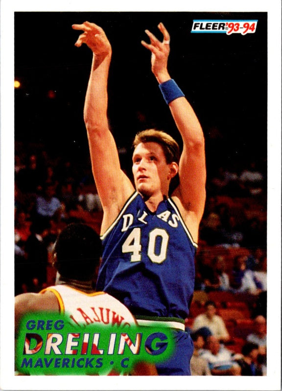 1993 Fleer Greg Dreiling #268