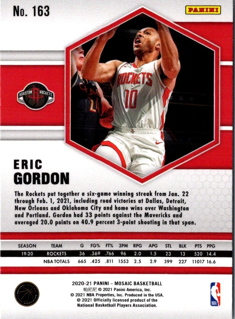 2020 Panini Mosaic Eric Gordon