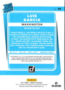 2021 Donruss Red Luis Garcia