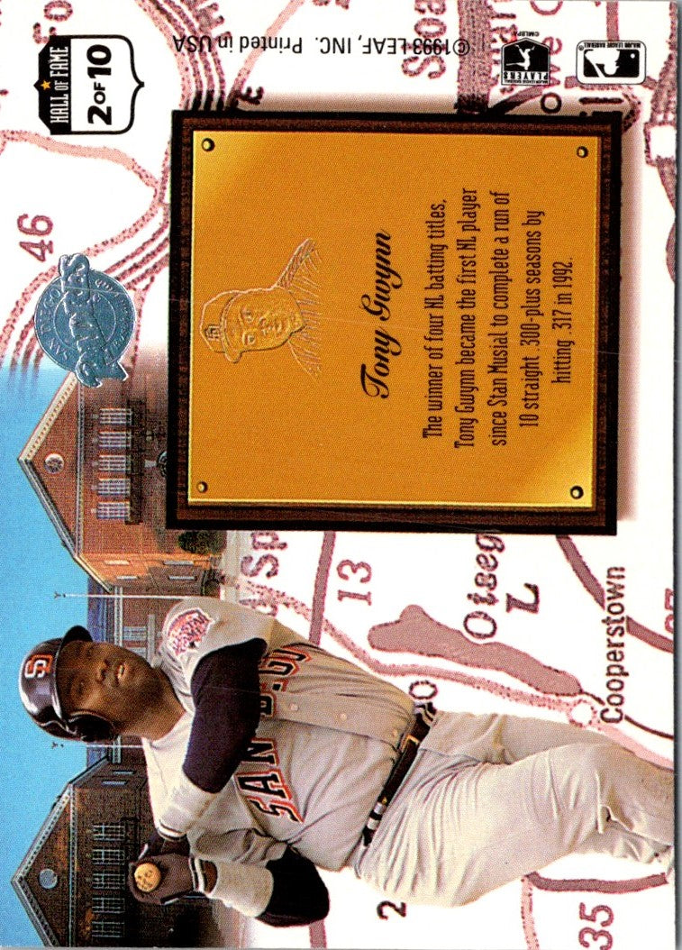 1993 Leaf Heading for the Hall Tony Gwynn