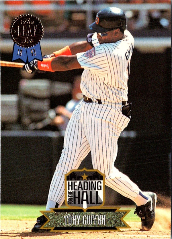1993 Leaf Heading for the Hall Tony Gwynn #2