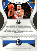 2019 Panini Prizm Seth Curry #226