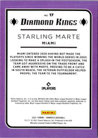 2021 Donruss Holo Purple Starling Marte #17