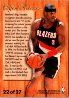 1995 Fleer Flair Hardwood Leader Clifford Robinson #22