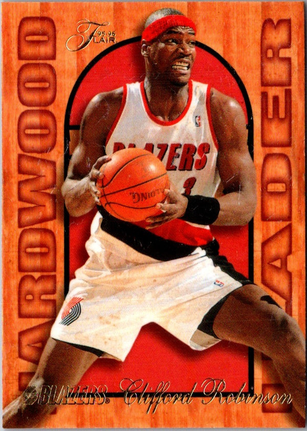 1995 Fleer Flair Hardwood Leader Clifford Robinson #22