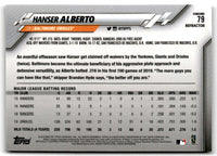 2020 Topps Chrome Hanser Alberto #79