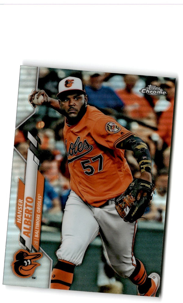 2020 Topps Chrome Hanser Alberto #79