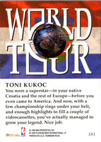 1999 SkyBox Dominion Toni Kukoc #181