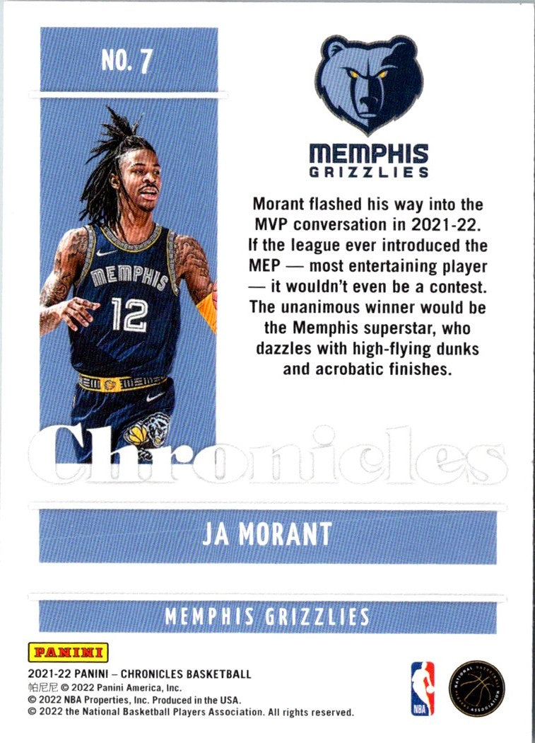 2022 Panini Ja Morant