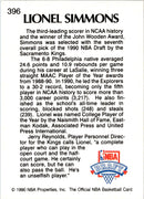 1990 Hoops Lionel Simmons