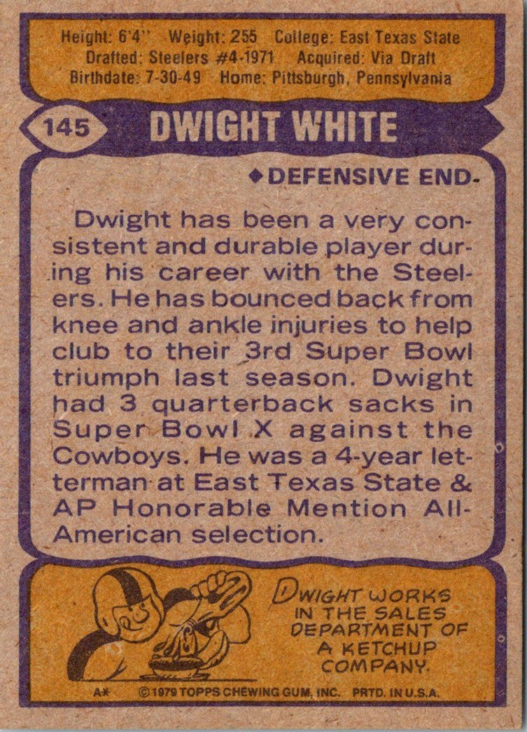 1979 Topps Dwight White