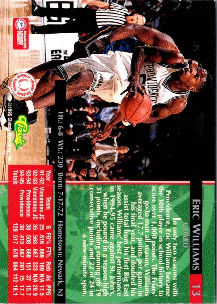 1995 Classic Foil Eric Williams