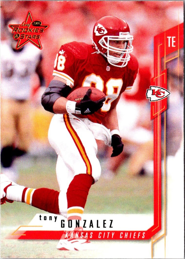 2001 Leaf Rookies & Stars Tony Gonzalez #90