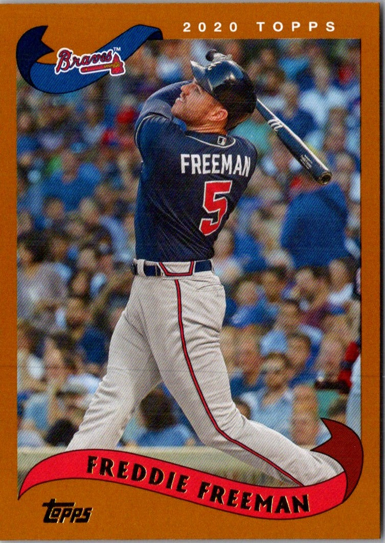 2020 Topps Archives Freddie Freeman