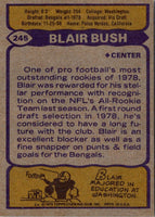 1979 Topps Blair Bush #245 Rookie