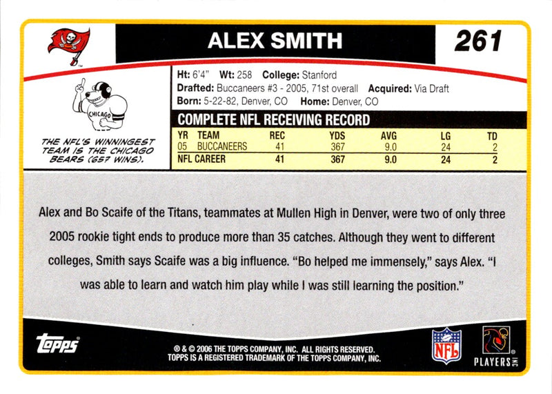 2006 Topps Alex Smith