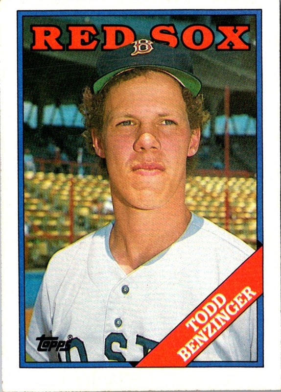 1988 Topps Todd Benzinger #96 Rookie