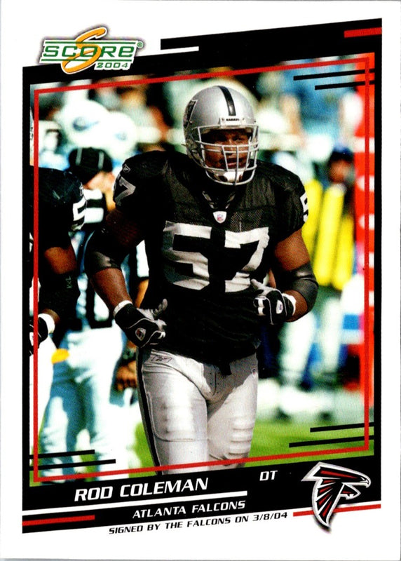 2004 Score Rod Coleman #19