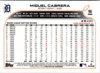 2022 Topps Chrome Miguel Cabrera #96
