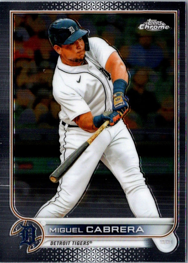 2022 Topps Chrome Miguel Cabrera #96