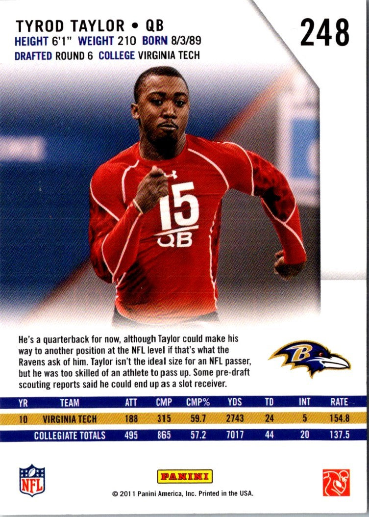 2011 Panini Rookies & Stars Tyrod Taylor