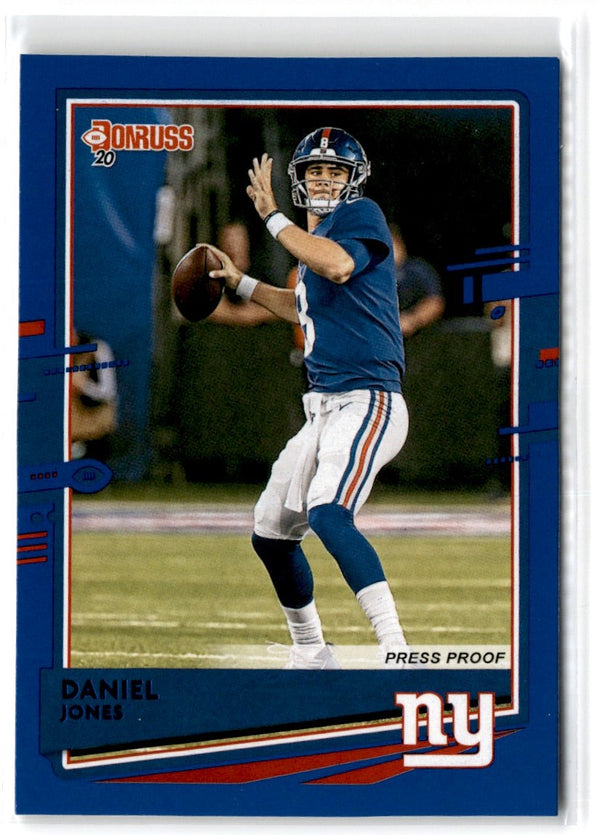 2020 Donruss Press Proofs Blue Daniel Jones #183