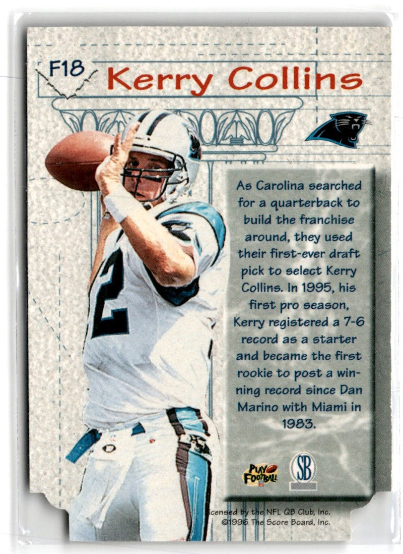 1997 Score Board NFL Experience Foundations Kerry Collins