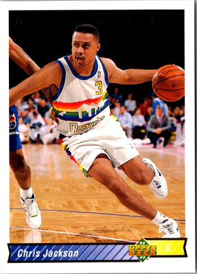 1992 Upper Deck Chris Jackson #117