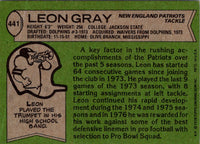 1978 Topps Leon Gray #441
