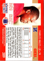 1990 Pro Set FACT Cincinnati Charles Haley #289