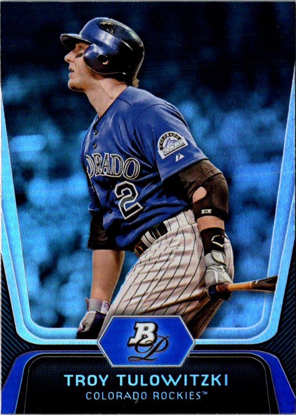 2012 Bowman Platinum Troy Tulowitzki #51