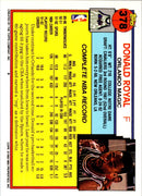 1992 Topps Donald Royal