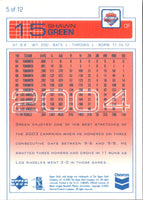 2004 Upper Deck Chevron Shawn Green #5
