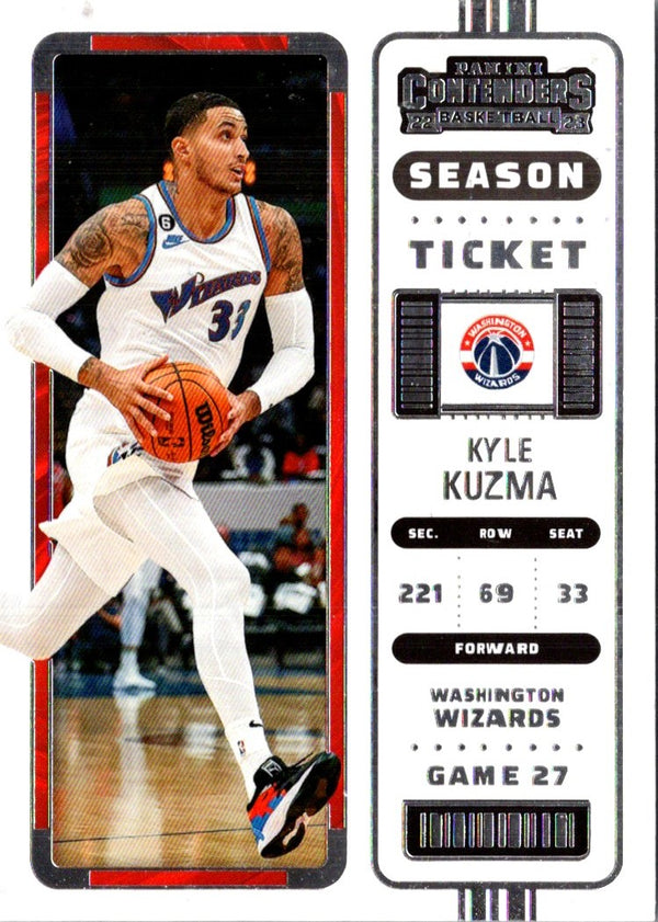 2022 Panini Contenders Season Ticket Kyle Kuzma #68