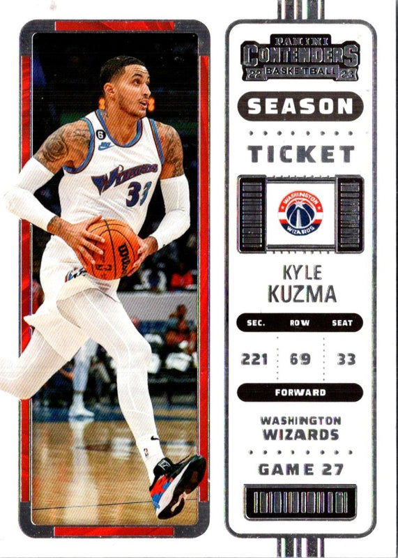 2022 Panini Contenders Season Ticket Kyle Kuzma #68
